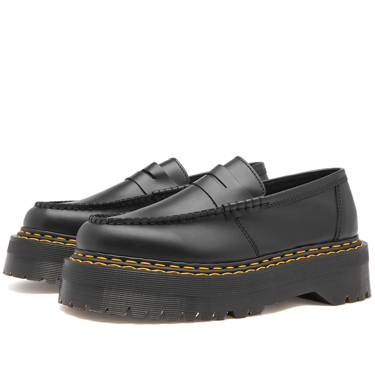 Sneakers og sko Dr. Martens Women's Penton Quad DS Loafer Black Paris Sort | 30646001, 0