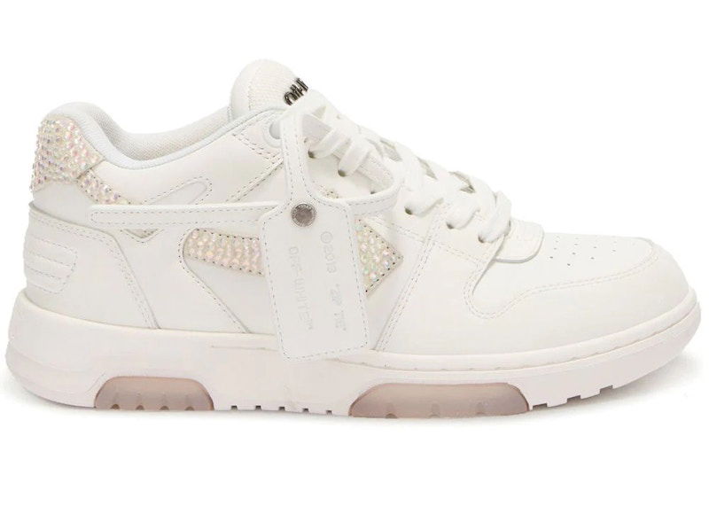 Sneakers og sko Off-White Out Of Office Crystal Embellished White W Hvid | OWIA259F22LEA0080101, 0
