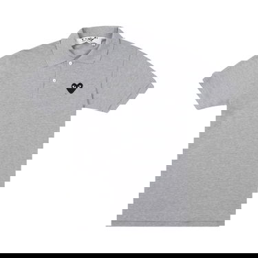 Polo skjorte Comme des Garçons PLAY Black Emblem Polo Shirt Grå | AZ T078 051 1, 1