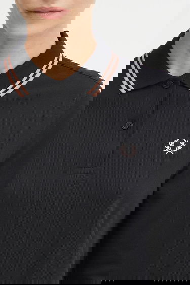 Polo skjorte Fred Perry Fred Perry Long Sleeve Polo Shirt Sort | G3636, 3