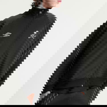 Jakke Mastermind WORLD MASTERMIND WORLD x Umbro Track Jacket, Size Large Sort | MW25C14-BL105-1, 2