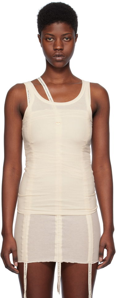 Tanktop Baserange Slim Heart Tank Top Beige | TOHT-RB-SP24, 0