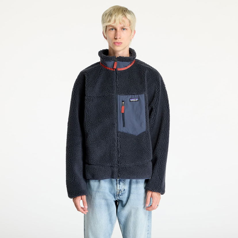 Jakke Patagonia Classic Retro-X Jacket Smolder Blue Mørkeblå | 23056 SMDB