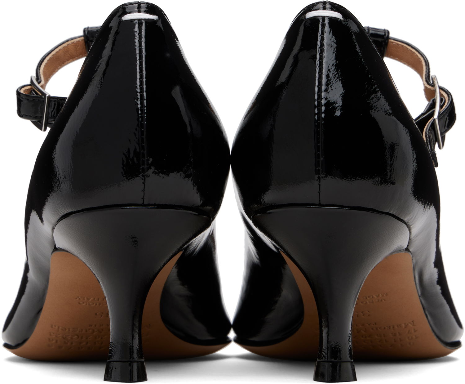 Skopleje Maison Margiela Maison Margiela Kinkies T-Bar Heels Sort | S58WL0291 P8194, 1