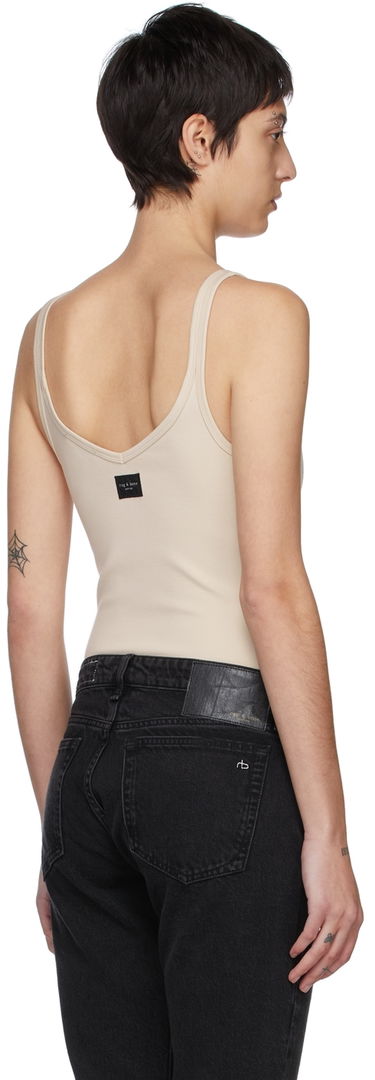 Krop rag & bone rag & bone Archetype Roxie Bodysuit Beige | WCW21H3001KL17, 2