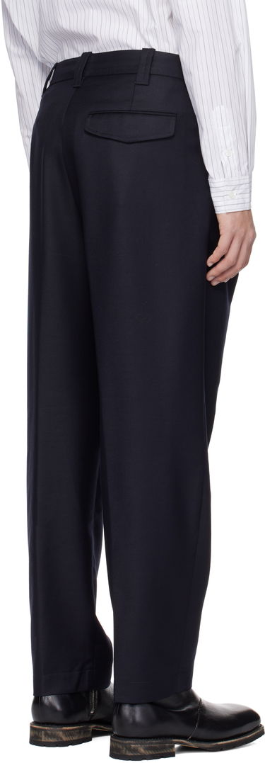 Bukser A.P.C. A.P.C. Renato Pleated Trousers Mørkeblå | LYAAV-H08428, 2