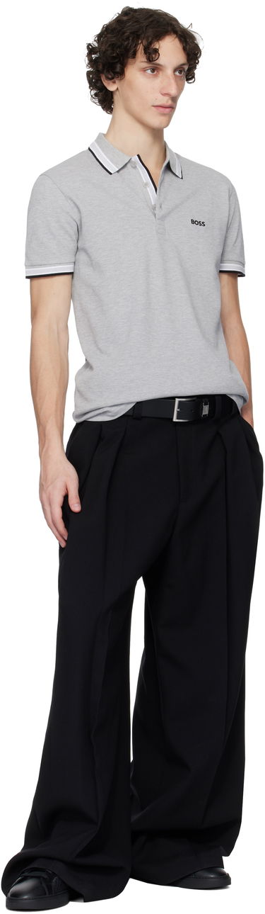 Polo skjorte BOSS Striped Polo Shirt Mørkeblå | 50469055, 3