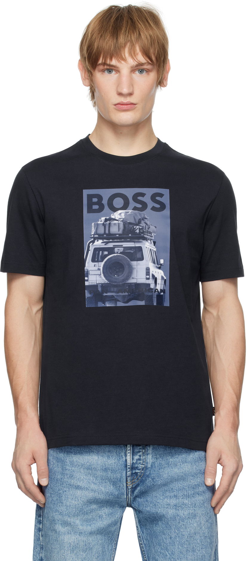 T-shirt BOSS Graphic T-Shirt Sort | 50535079