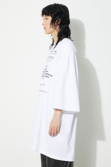 T-shirt Fiorucci Fiorucci Invitation Print T-Shirt Hvid | U01FPTSH107CJ01WH01, 3