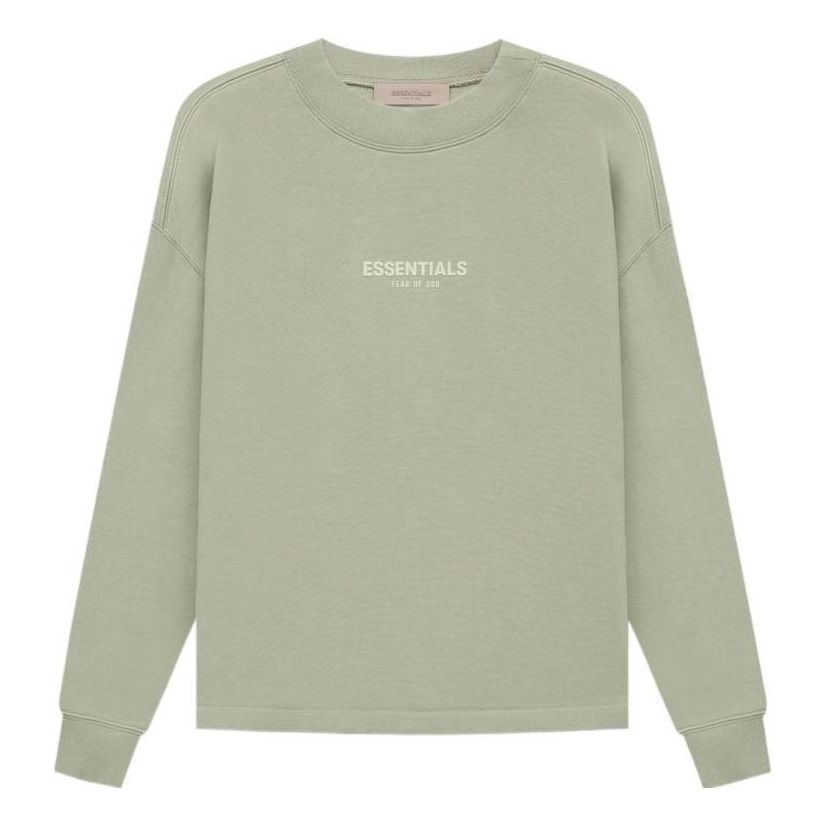 Sweater Fear of God Essentials SS22 Relaxed Crewneck Grøn | FOG-SS22-145