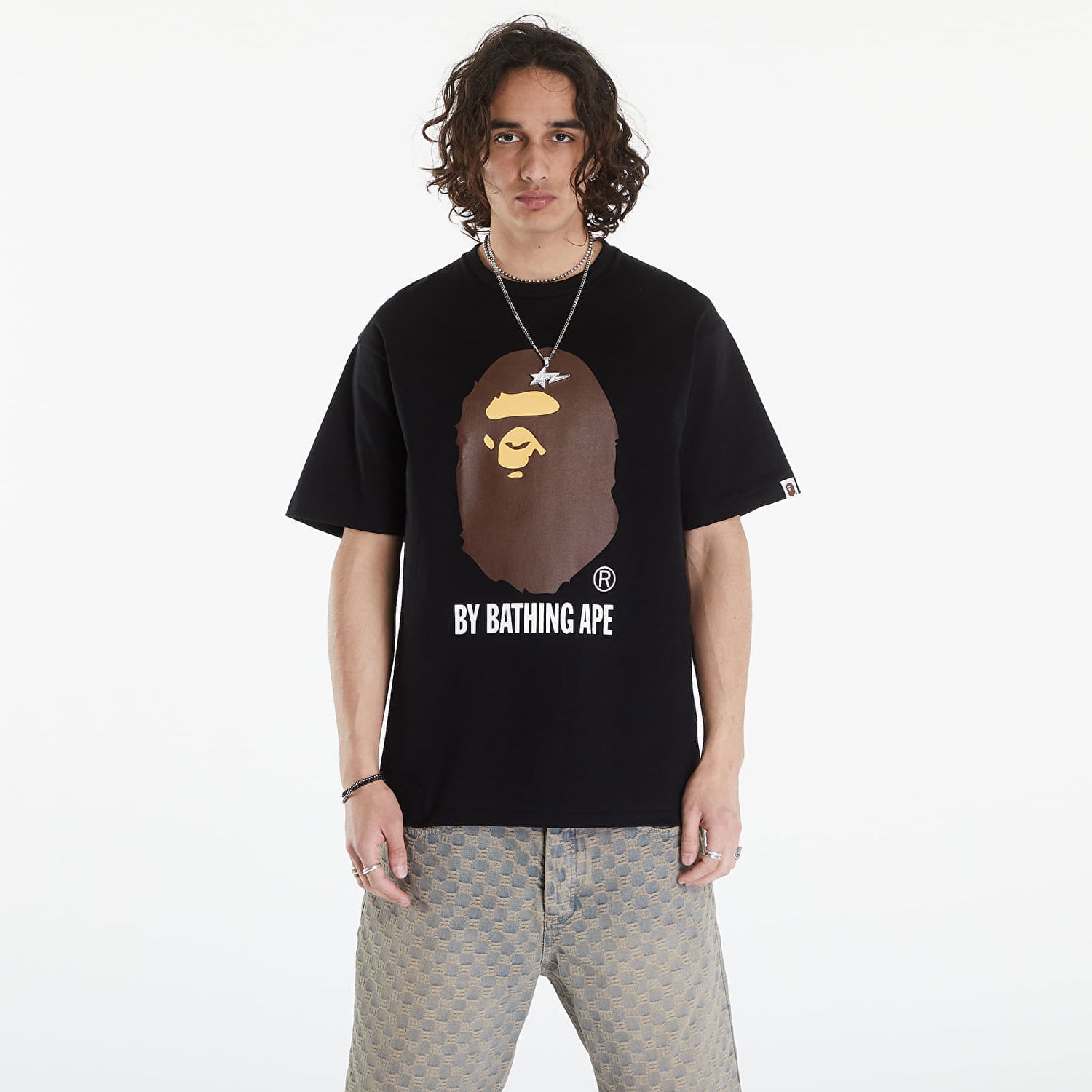 T-shirt BAPE A BATHING APE By Bathing Ape Tee Black Sort | 001TEK301002M BLK, 0