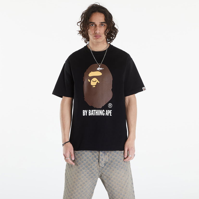 T-shirt BAPE A BATHING APE By Bathing Ape Tee Black Sort | 001TEK301002M BLK