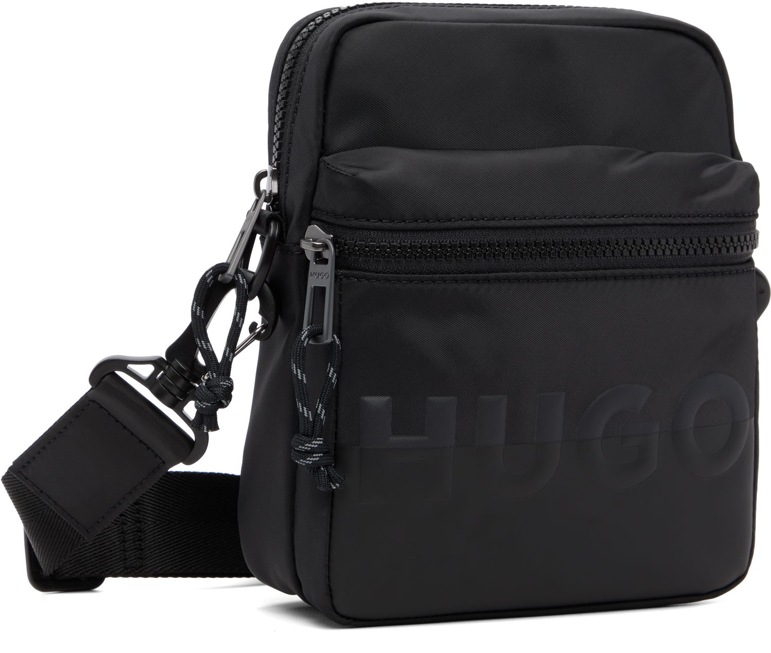 Skuldertaske BOSS HUGO Logo Crossbody Bag Sort | 50547115, 1