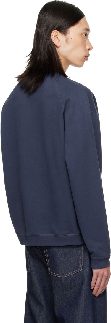 Sweatshirt Moncler Moncler Genius x Gilga Farm Cotton Sweatshirt Mørkeblå | K24028G0000289AUJ, 2