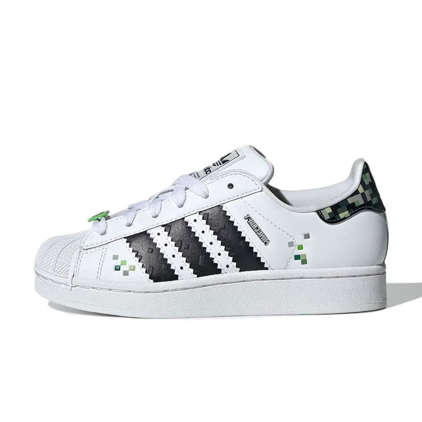 Sneakers og sko adidas Originals Superstar x Minecraft GS Hvid | JQ8749