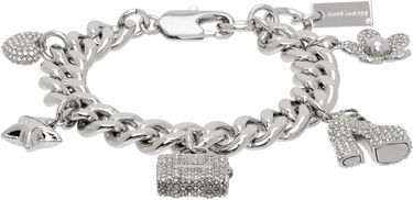 Armbånd Marc Jacobs Marc Jacobs The Pave Mini Icon Charm Bracelet Metalisk | 2R3JBR001J81, 0
