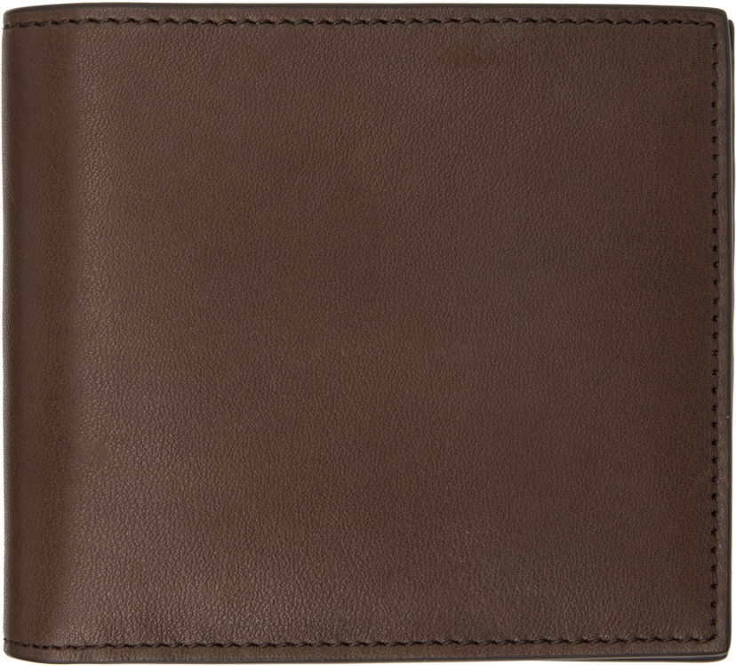 Tegnebog Thom Browne Thom Browne Soft Calf Leather Billfold Wallet Brun | MAW023A-L0117