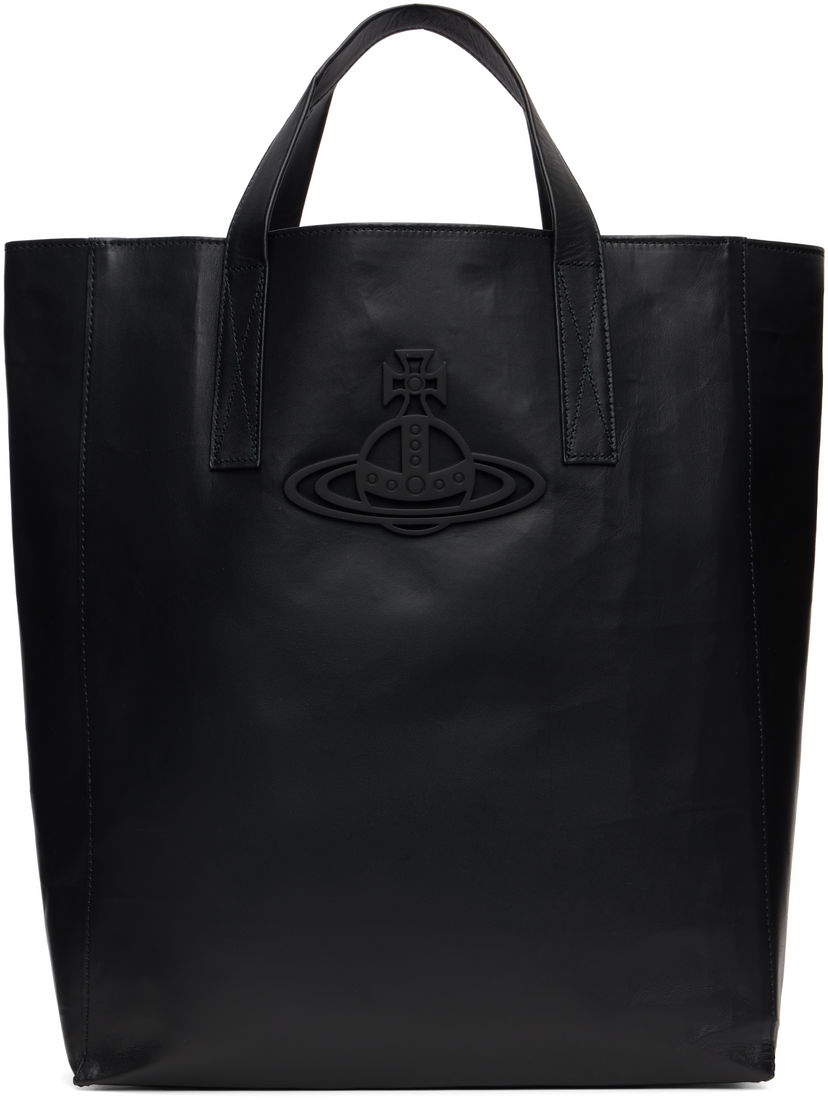 Mulepose Vivienne Westwood Vivienne Westwood Sarah Medium Leather Tote Sort | 4D02000BU-L00AN-