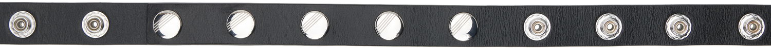 Bælter The Attico Attico Press-Stud Belt Sort | 250WKE00027 LBT019AA, 0
