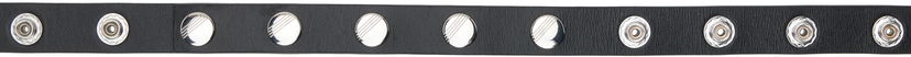 Bælter The Attico Attico Press-Stud Belt Sort | 250WKE00027 LBT019AA