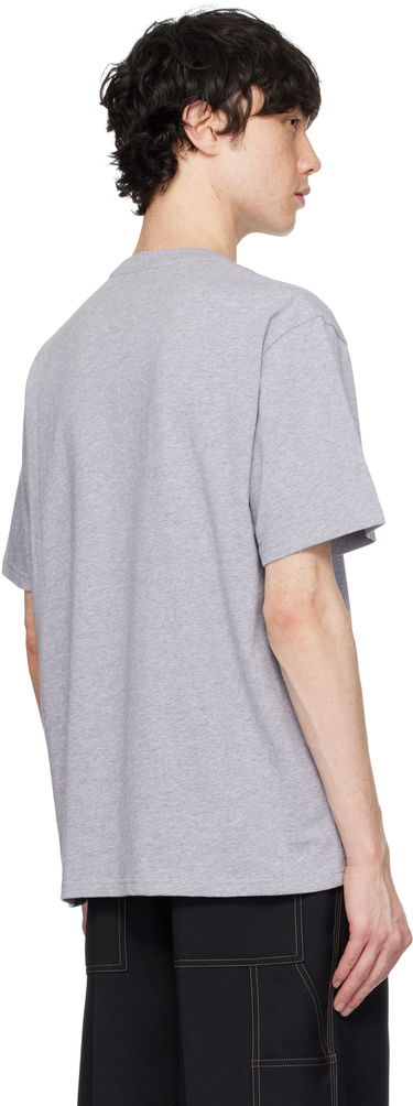 T-shirt JW Anderson JW Anderson Logo Embroidery T-Shirt Grå | JT0258-PG1510, 2