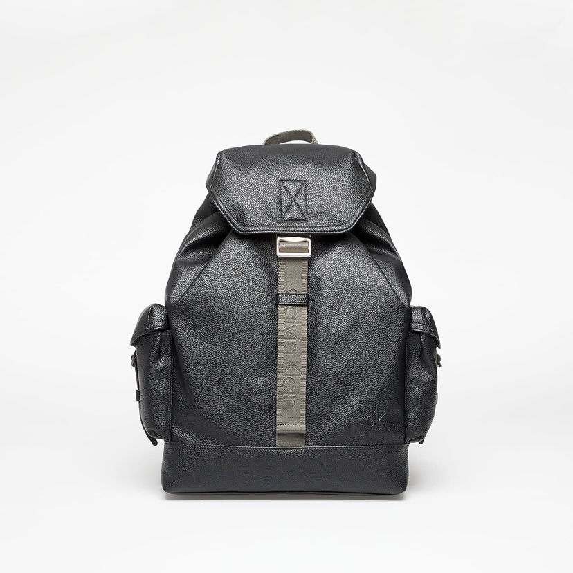 Rygsæk CALVIN KLEIN Calvin Klein Jeans Cargo Flap Backpack Sort | LV04G3077G UB1