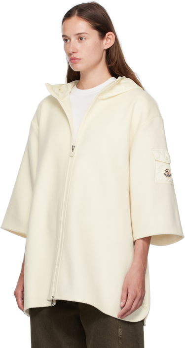 Jakke Moncler Moncler Wool Cape Jacket Hvid | K20933G00002M7148, 3