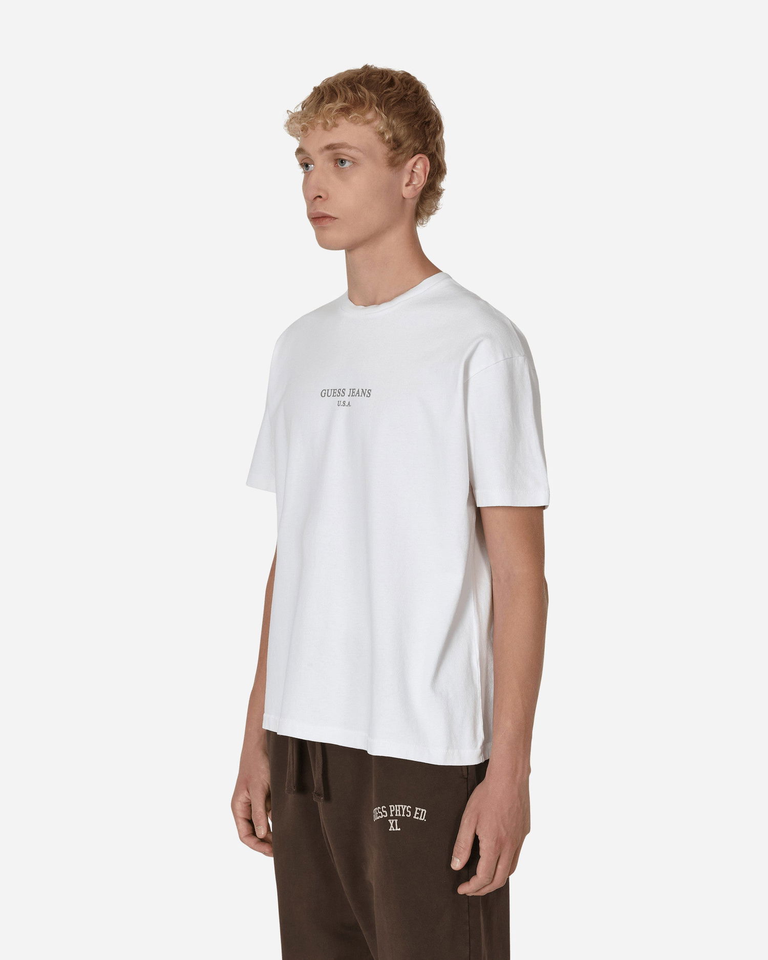 T-shirt GUESS Classic Logo T-Shirt Hvid | M2BI01KBB50 G046, 1