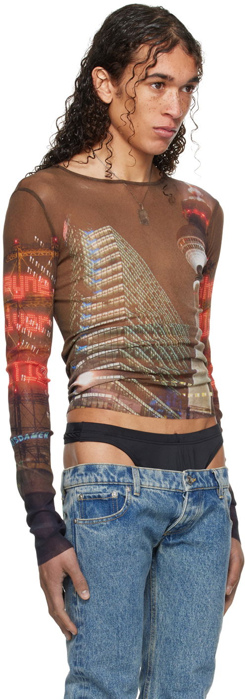 Tanktop Jean Paul Gaultier Gaultier Shayne Oliver Edition Long Sleeve Graphic T-Shirt Flerfarvet | 24/27-U-TO192-T551-60405030, 1