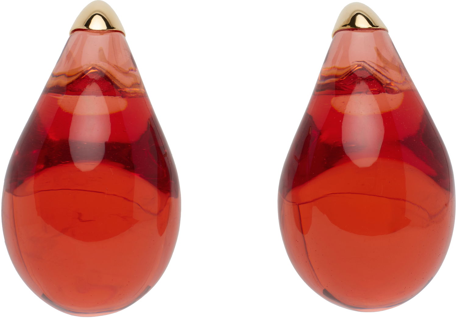 Øreringe Bottega Veneta Small Drop Earrings Rød | 786247 VBOH3, 0
