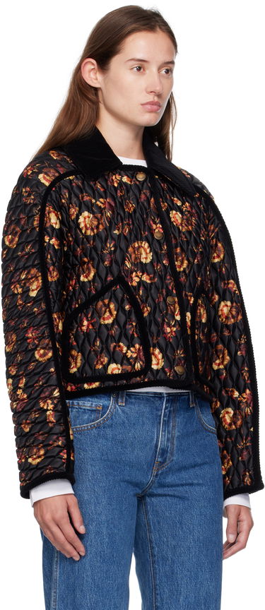 Jakke Burberry Burberry Floriston Quilted Jacket Sort | 8116976, 1