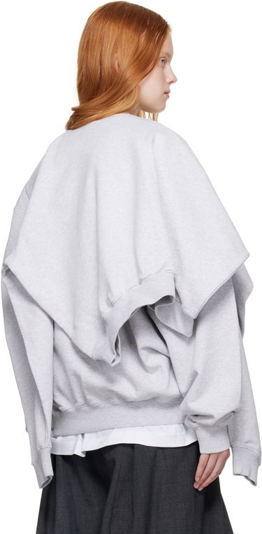 Sweatshirt VETEMENTS VETEMENTS Double Layered Sweatshirt Grå | UH76CW400G, 2