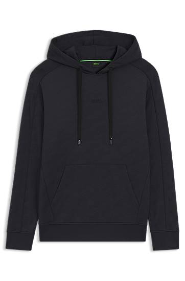 Sweatshirt BOSS Regular-fit Hoodie with Quilted Jacquard, Drawstring, and Kangaroo Pocket Sort | 50549721, 0