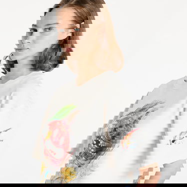 T-shirt Footshop FTSHP x Kurňavka T-Shirt Hvid | FTSHP_475, 10