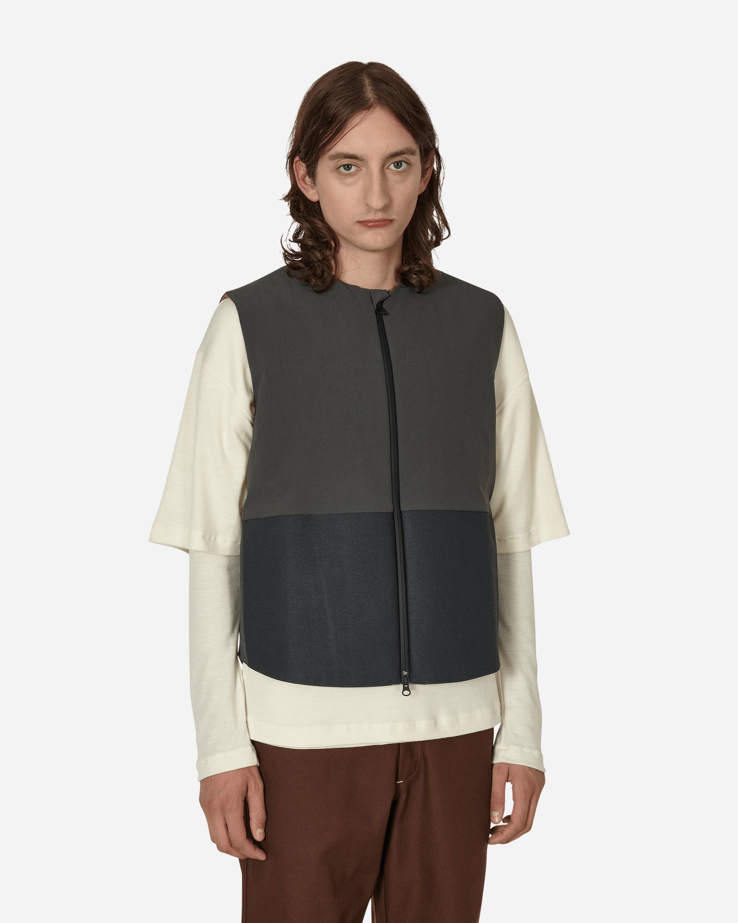 Vest GR10K Dynamic Asfalt Padded Vest Grå | AW22GR3B5SC AG, 0