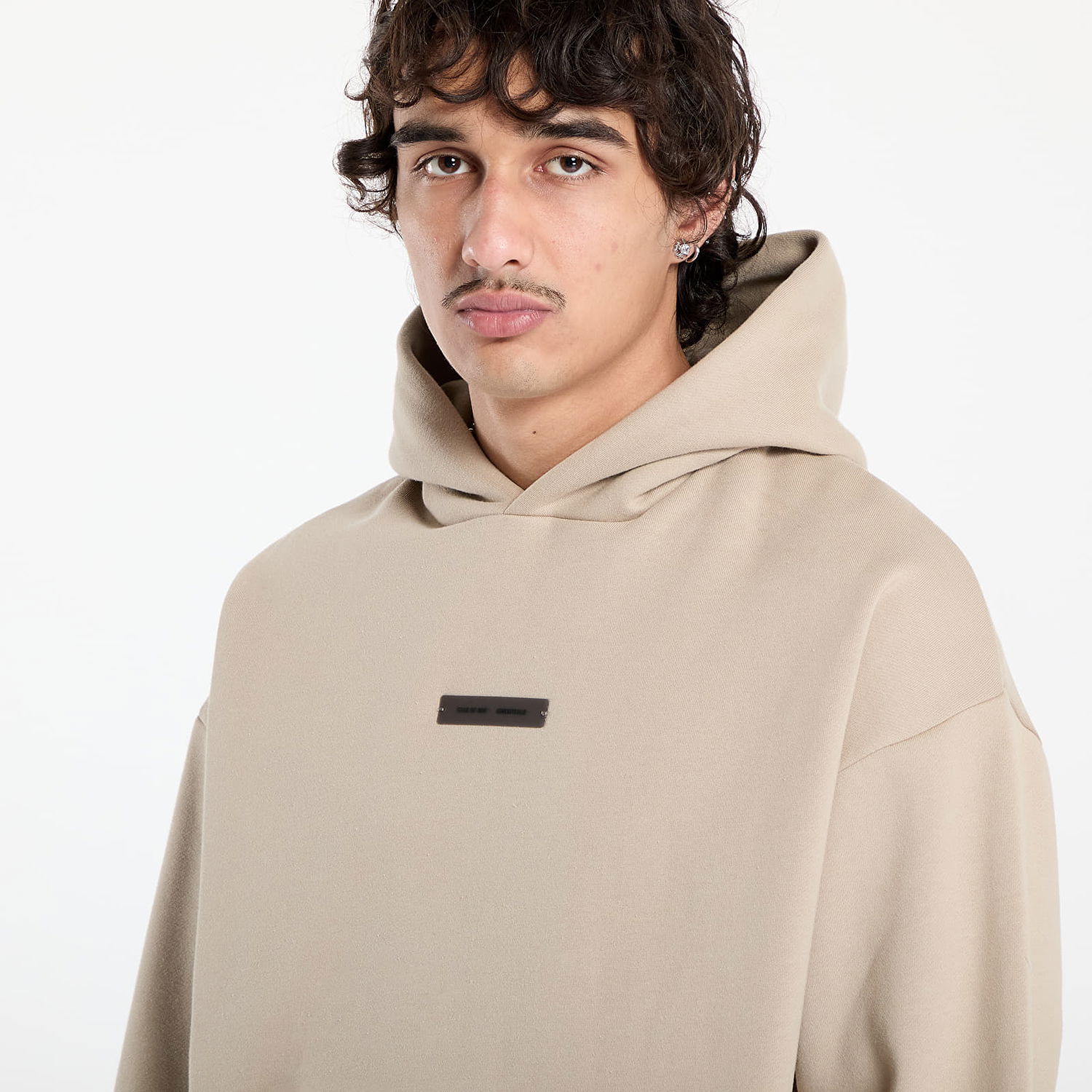Sweatshirt Fear of God Fear of God Essentials Classic Hoodie Beige | 192SP252051F-198, 1