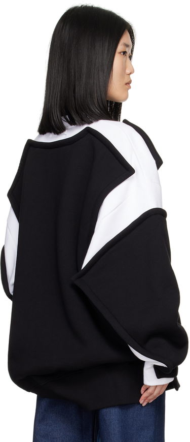 Sweatshirt Jean Paul Gaultier Jean Paul Gaultier 'The Petit Grand' Layered Sweatshirt Sort | 24/30-F-SW040-J057-0100, 2