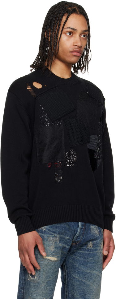 Sweater Junya Watanabe Junya Watanabe Patchwork Knit Sweater Sort | WO-N006-051, 1