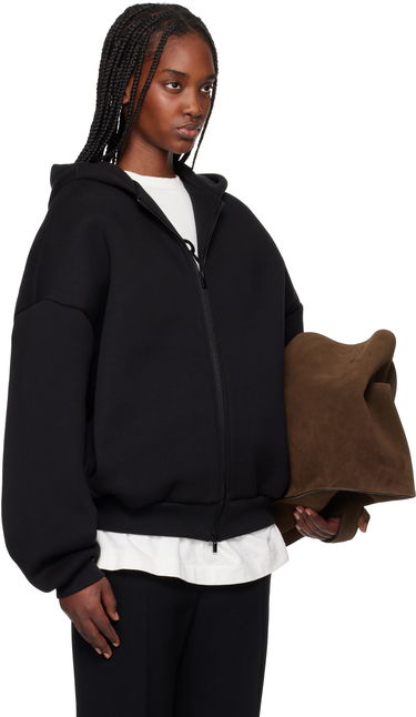 Sweatshirt Fear of God Fear of God 'Eternal' Fleece Full Zip Hoodie Sort | FGE250-517FLC, 4