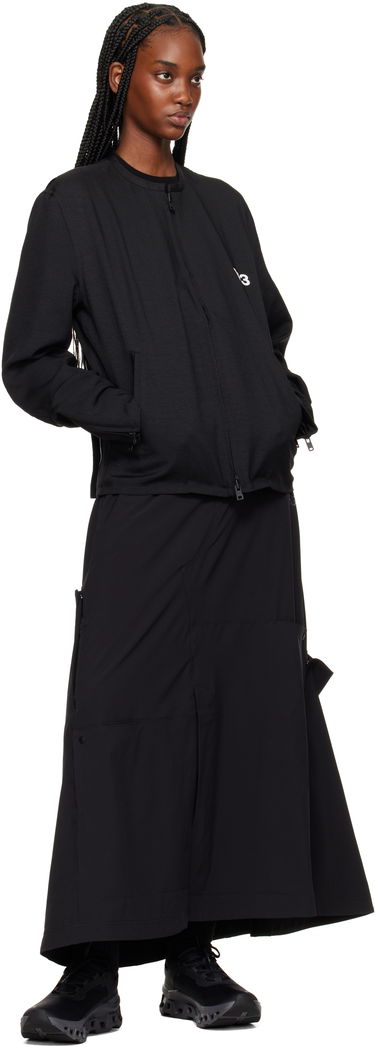 Nederdel Y-3 Y-3 Vent Midi Skirt Sort | JD1477, 3