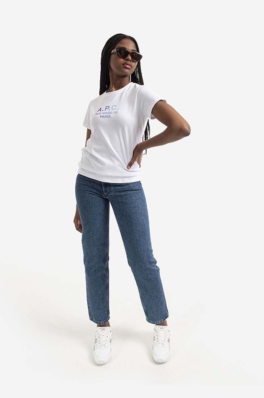 T-shirt A.P.C. T-Shirt Print Short sleeve Hvid | COEAV.F26091, 1