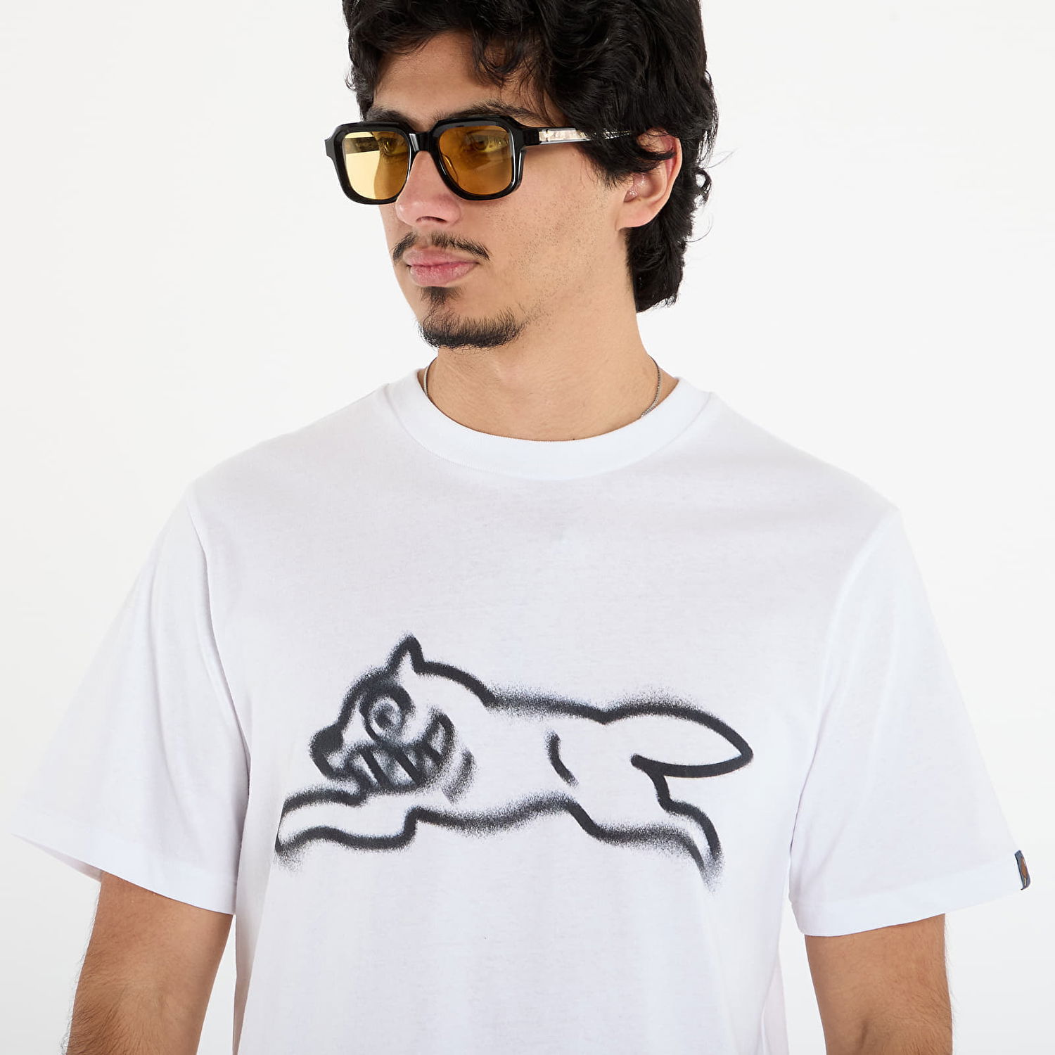 T-shirt BILLIONAIRE BOYS CLUB Icecream Spray Paint Running Dog T-Shirt Hvid | IC25440 White, 1