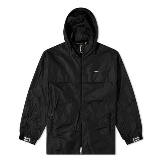 Vindjakke Off-White Arrows Modern Street Trench Coat Sort | OMEB014R20G450211001
