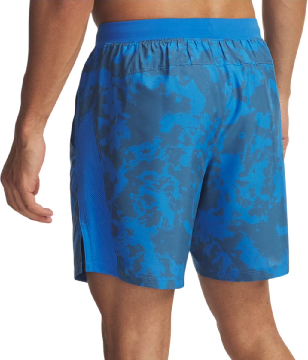 Shorts Under Armour Under Armour UA Launch 7" Print Shorts Blå | 1382621-402, 1