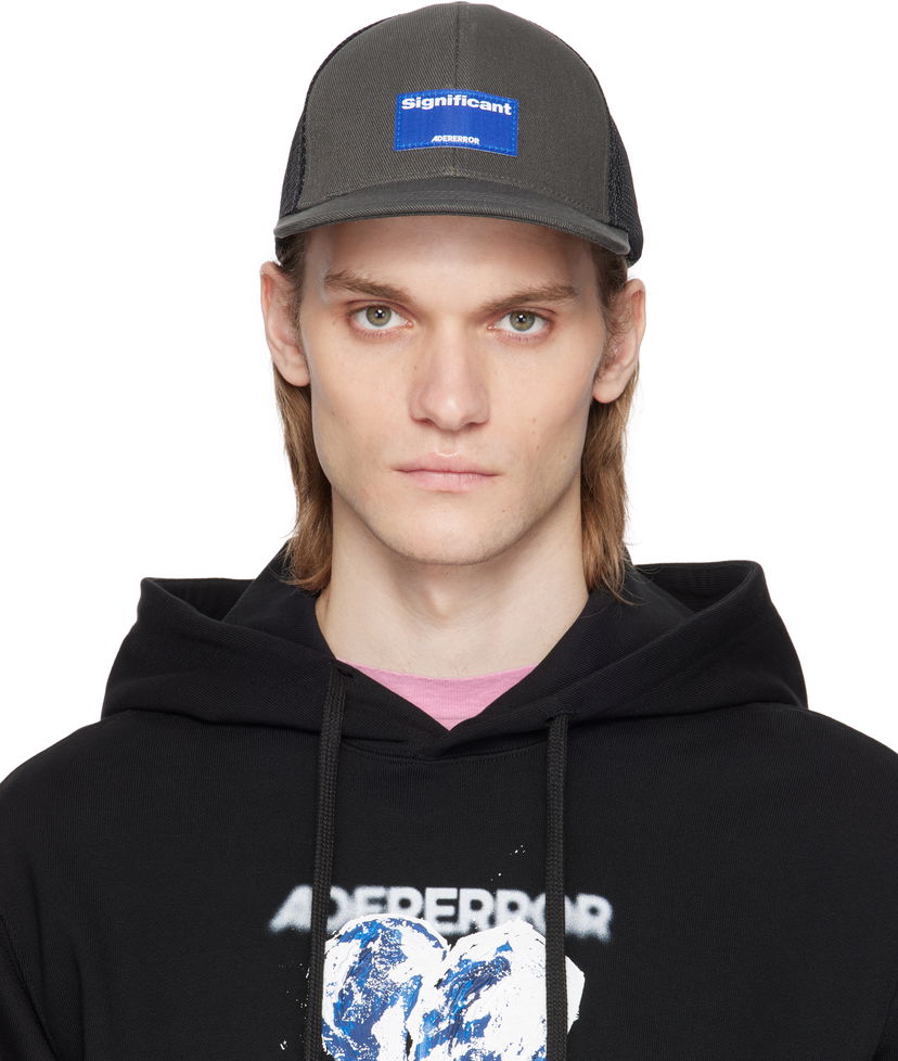 Kasket ADER ERROR Ader Error 'Significant' Tag Trucker Cap Grå | BM41FYHW0204CC