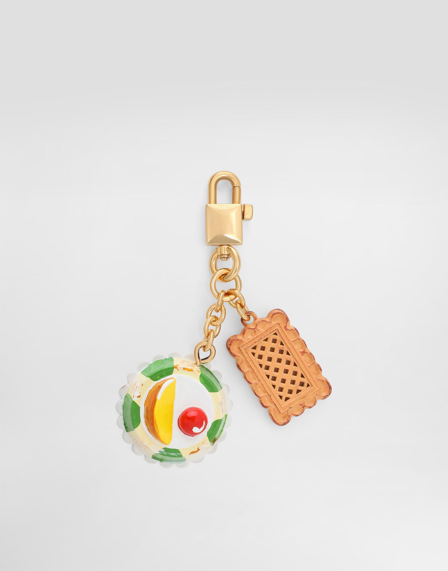 Nøgleringe Dolce & Gabbana Dolce & Gabbana Cassatina Pastry & Biscuit Keychain Charm Flerfarvet | BI3411AM25580995, 0