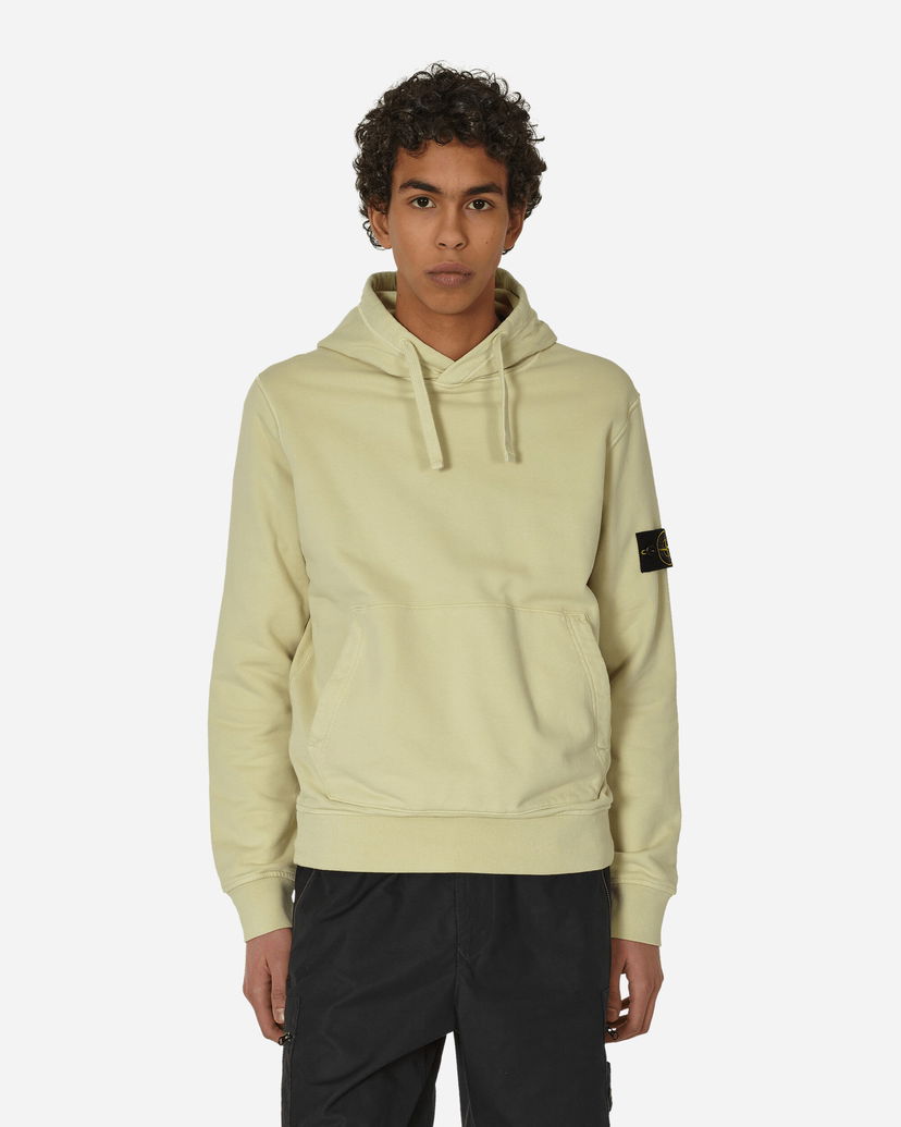 Skjorte Stone Island Garment Dyed Hooded Natural Beige Beige | 801564151 V0091