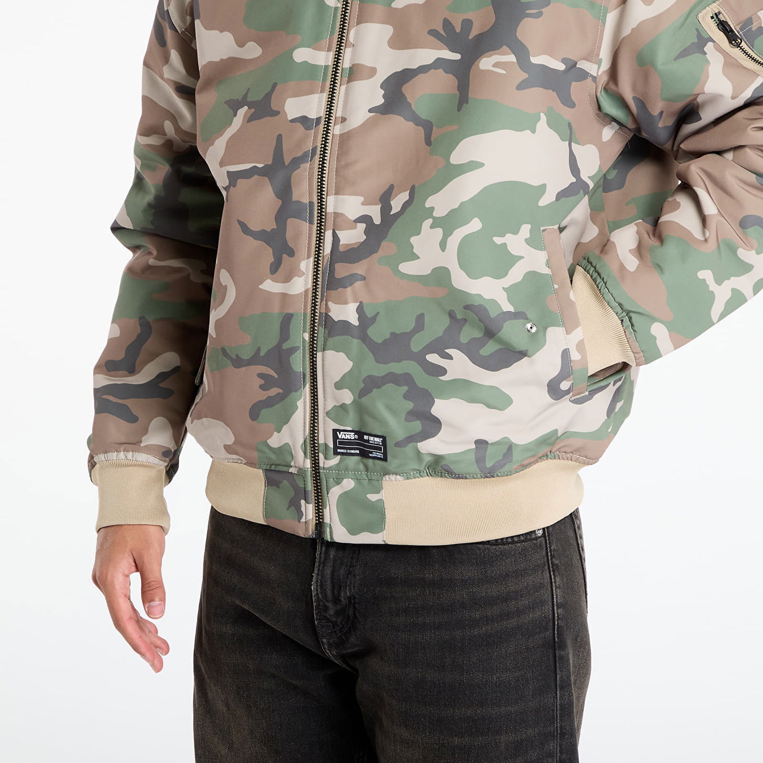 Bomberjakke Vans Vans Copley Bomber Jacket Flerfarvet | VN000HMQLVB1, 1