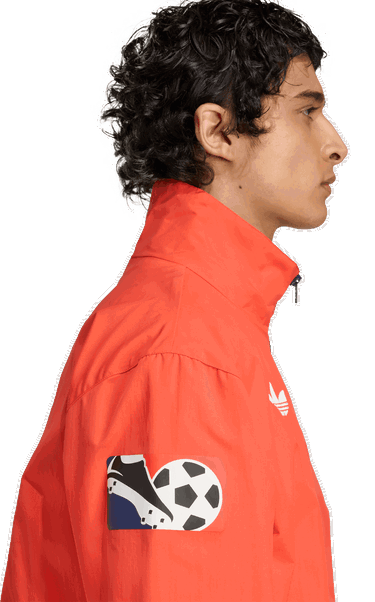 Jakke adidas Originals New England Revolution Anthem Jacket Orange | jm5023, 4