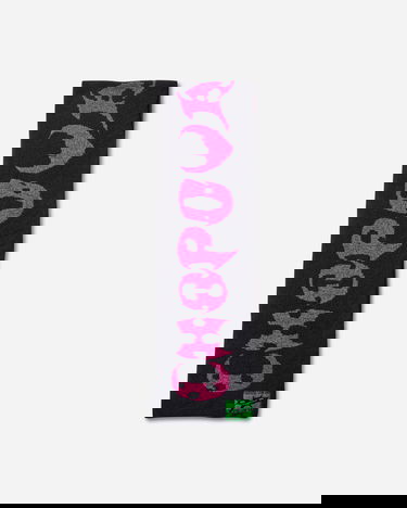 Tørklæde Chopova Lowena Chopova Lowena Cyber Knit Scarf Sort | 6709 BLCKPNK, 1